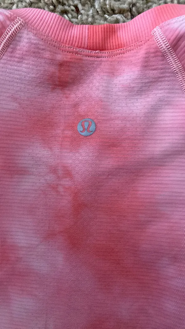 Lululemon Pink Coral T-shirt - Image 3