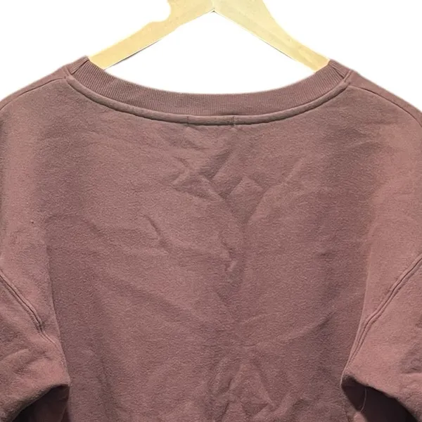Beyond‎ Yoga Work From Home Mauve Fleece Crewneck Pullover Sweatshirt Size XL - Image 8