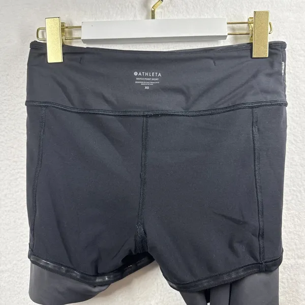 Athleta Skort Womens XS Camo Black Match Point Tennis Gym Skirt Lined Active - Image 9
