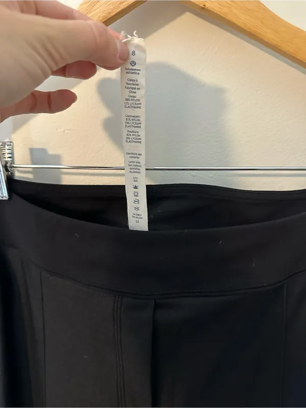 Lululemon Shine trouser black 8 medium - Image 4