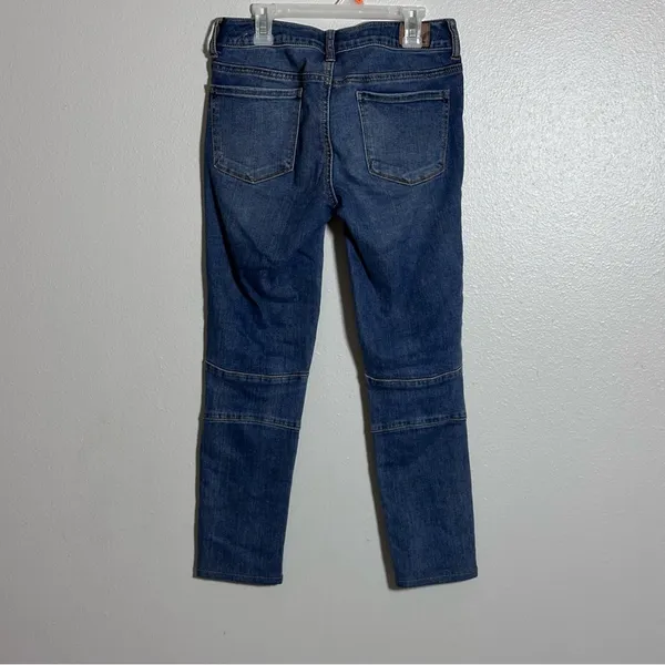 American Eagle Women Denim‎ Jegging Ankle Super Stretch Stacked Moto size 4 - Image 4