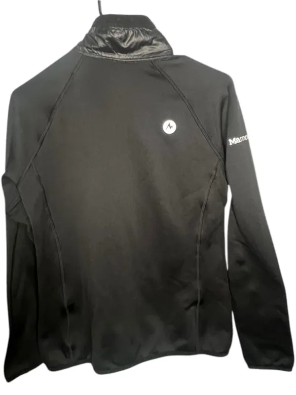 Marmot Black Hybrid Zip Up Lightweight Quilted Stretchy Puffer Jacket - Image 4