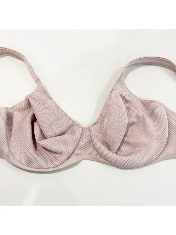 Bali Bra Size 38DD Nude Mesh Underwire Minimizer Coolest Smoothing Top‎ Classic - Image 10