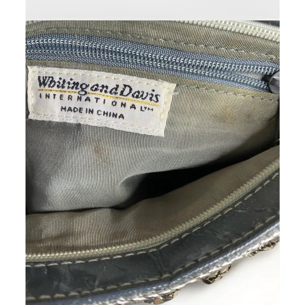 Whiting and Davis Mesh Bag. Silver Mesh Purse Vintage Gorgeous Crossbody - Image 4