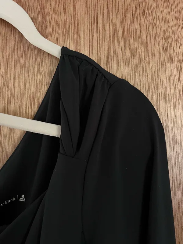 Abercrombie and fitch silky smooth asymmetrical body suit - Image 3