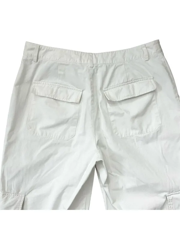 Princess Polly Fallout Wide Leg High Rise Cargo Ankle Crop Cotton Pants Size 8 - Image 4