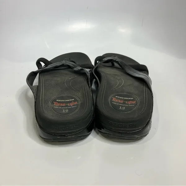 Skechers Tone-ups‎ flip flop sandals size 10 - Image 4