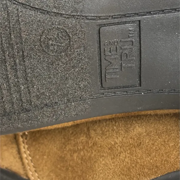 Time and Tru New! Brown Suede Ankle Boots size 7.5 - Image 8