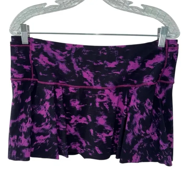 Lululemon Hit Your Stride Skirt Breezie Regal Plum Black / Black Size 10 Skort - Image 5