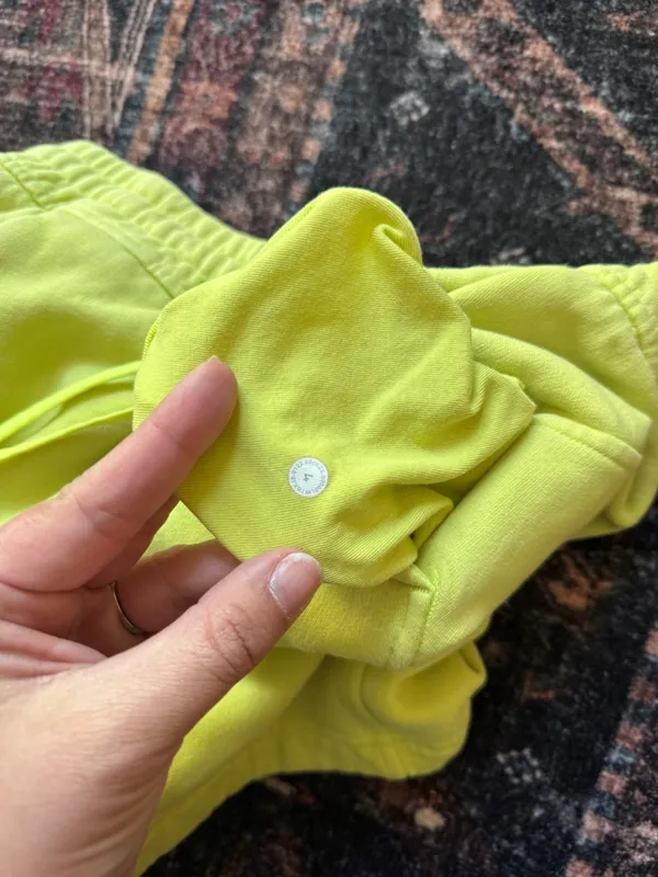 Lululemon Loungeful High-Rise‎ Short 4" Electric Lemon - Image 3