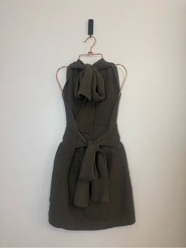 Free People Orchid Convertible Low-Back Mini Dress - Image 4