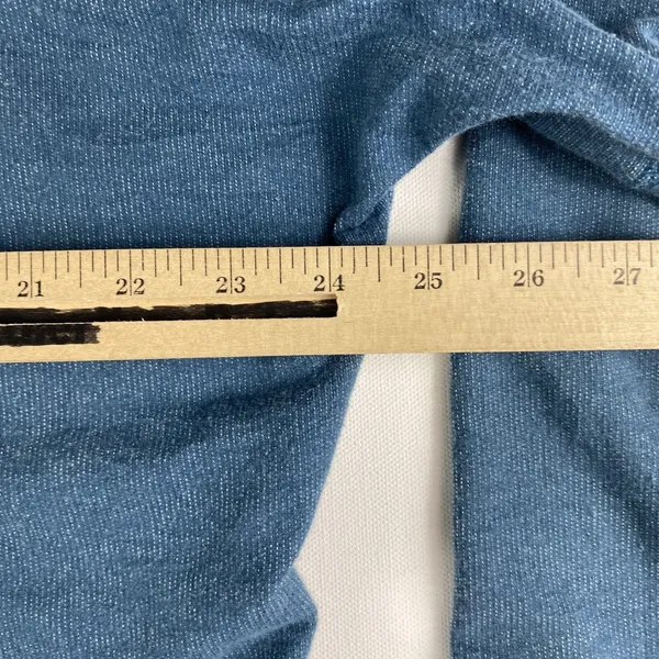 The North Face Hoodie Womens Medium Blue Oversized‎ Pullover Cotton Long Sleeve - Image 7