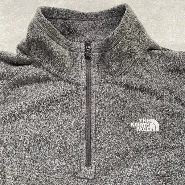 The North Face Fleece Pullover Quarter Zip Gray Athleisure‎ Womens Size M - Image 4