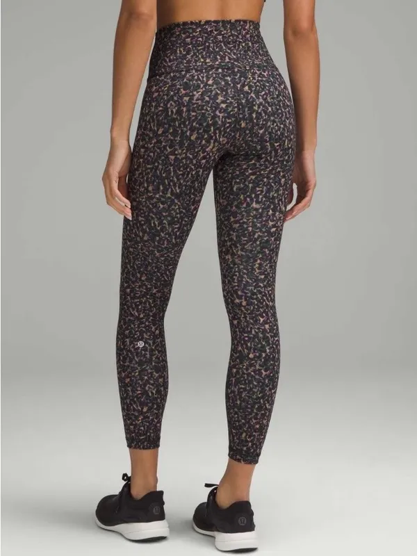 Lululemon Wunder Train High-Rise Tight 25" Fluctuate Micro Pink Multi W5CXNS 14 - Image 2