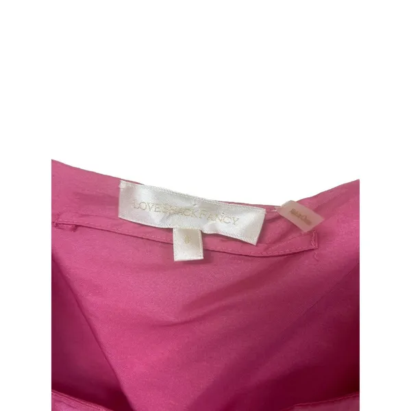 LoveShackFancy Silk Gown Doutzen Powder Pink Prom Maxi Dress $1225.00 Size 6 - Image 6