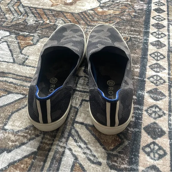 Rothy’s The‎ Sneaker Gray Camo Slip On Shoes - Image 2