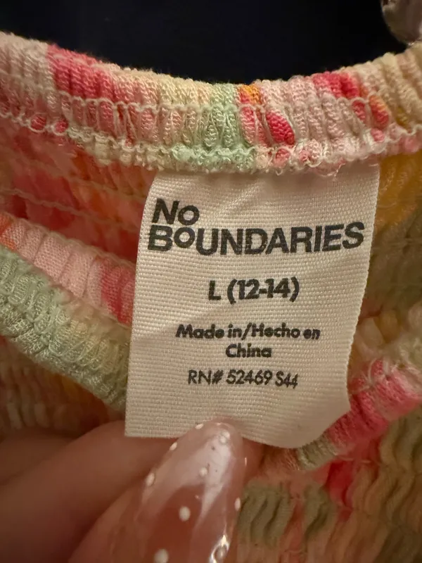 No Boundaries Short Dress Multicolored Size L - Image 3