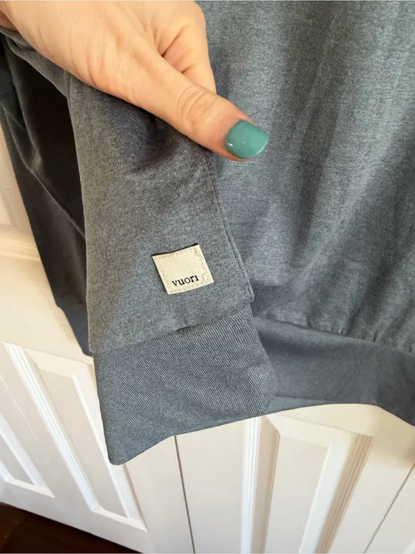 Vuori Daydream Crew Stormy Heather Loungewear Extra Small - Image 3