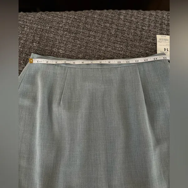 Nwt‎ Worthington soft classics "Melange" Blue skirt size 14 - Image 5