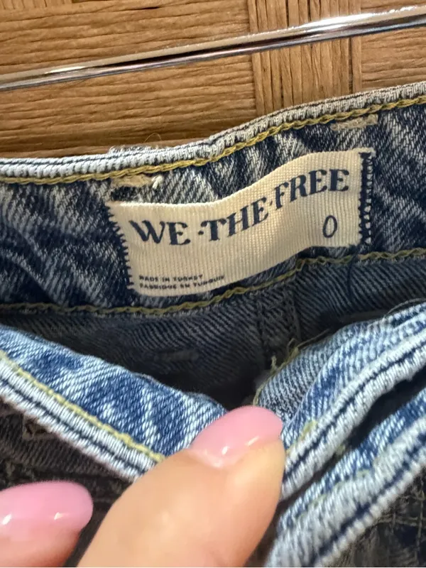 We The Free Free People Come As You Are Denim Maxi Skirt 27” Waist - Image 6