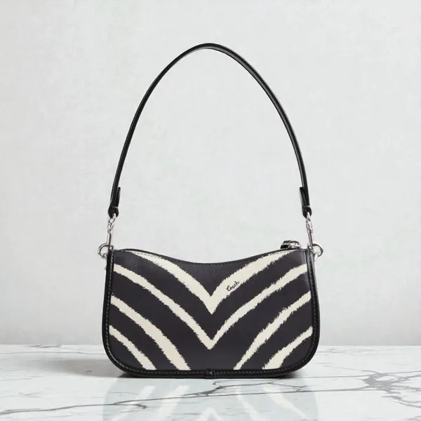 Coach Swinger Bag 20 With Zebra Print CM514 - Image 2