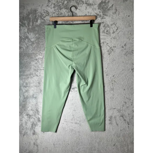 SPANX Booty Boost Leggings 1X Green High Rise Compression Active Workout - Image 3