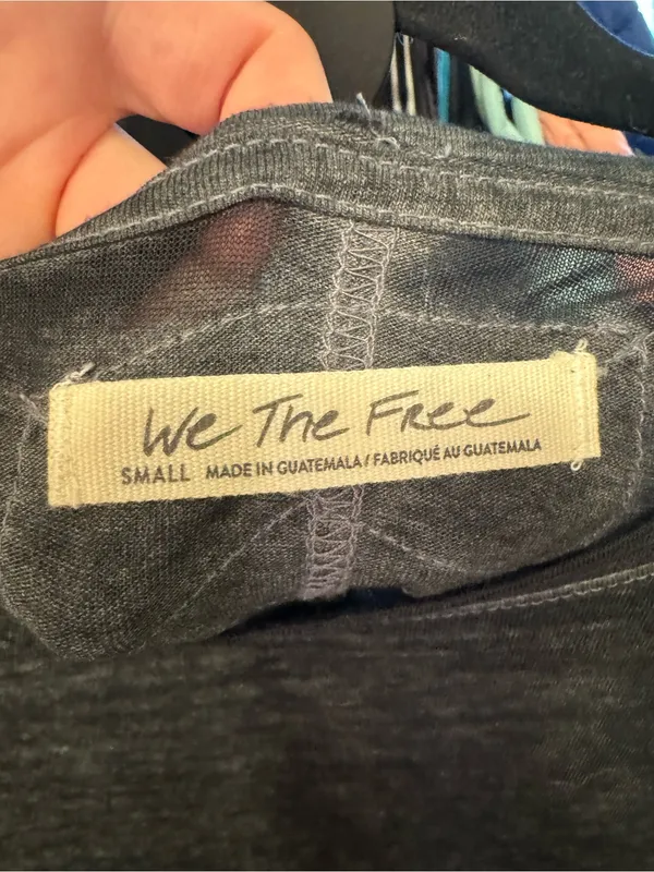 NWOT Free People We The Free Vella Tee - black - Small - Image 8