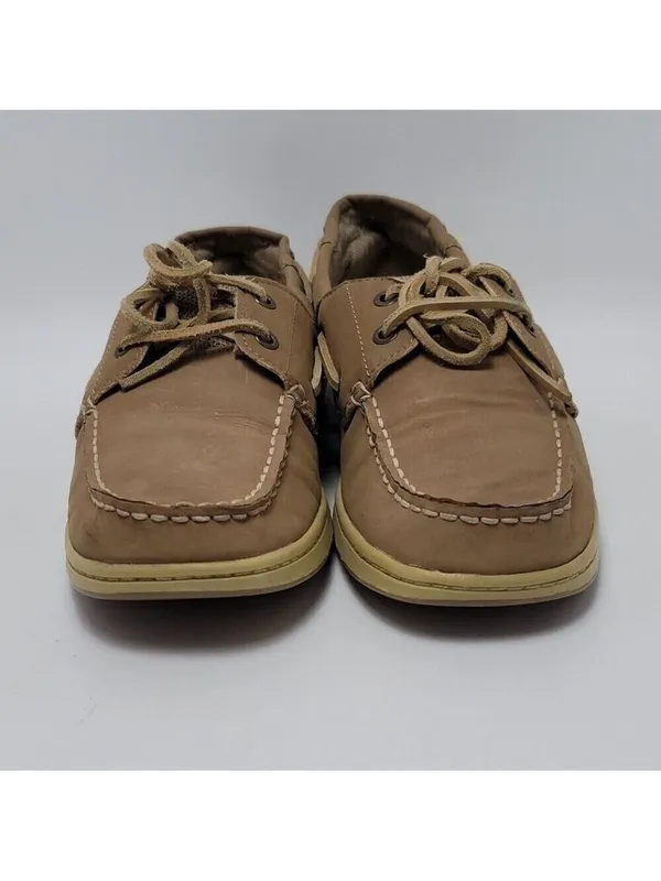 Croft & Barrow Women's Tan Boat Shoes Size 9M - Image 6