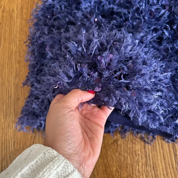 Urban Outfitters Purple feather dress - Image 3