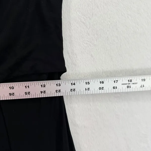 AllSaints Jayda Jersey‎ Dress Black Sleeveless Tie Waist Casual Womens Small - Image 3