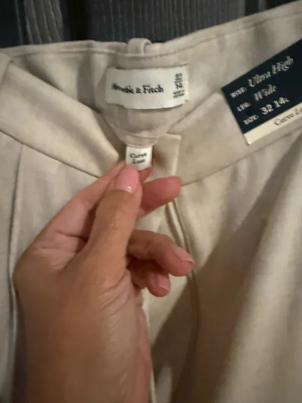 Abercrombie ultra high rise curve love trousers - Image 3