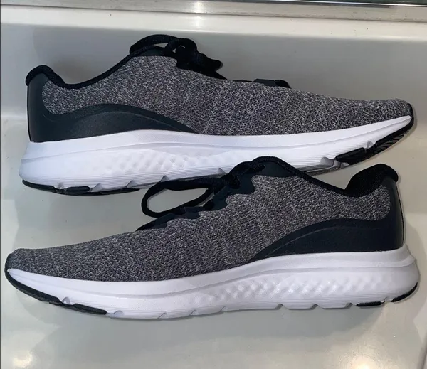 Under Armour Women’s Charged Impulse 3 Knit Gray Purple Running Athletic Shoes - Image 8