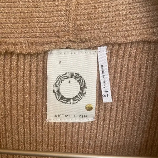 Anthropologie Akemi + Kin Petra‎ Cardigan Sweater in Honey One Size - Image 3