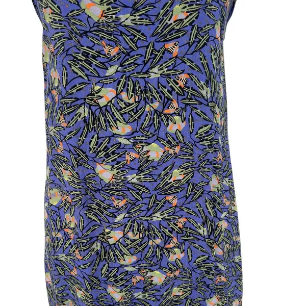 Flax Bumblebee Sleeveless Maxi Dress Purple Green Palm Print‎ Size Petite XS - Image 5