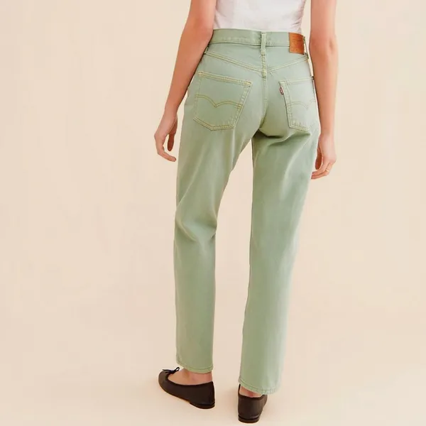 Free People Levi's 501? '90s Jeans - Green - size 30 - Image 4