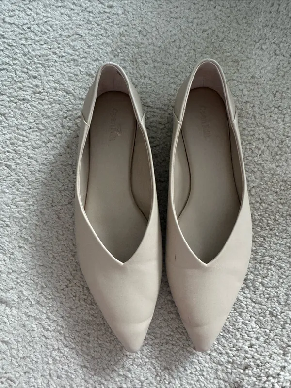 Open Edit Kyler Pointed Toe Flat Tan Size 9.5 - Image 2