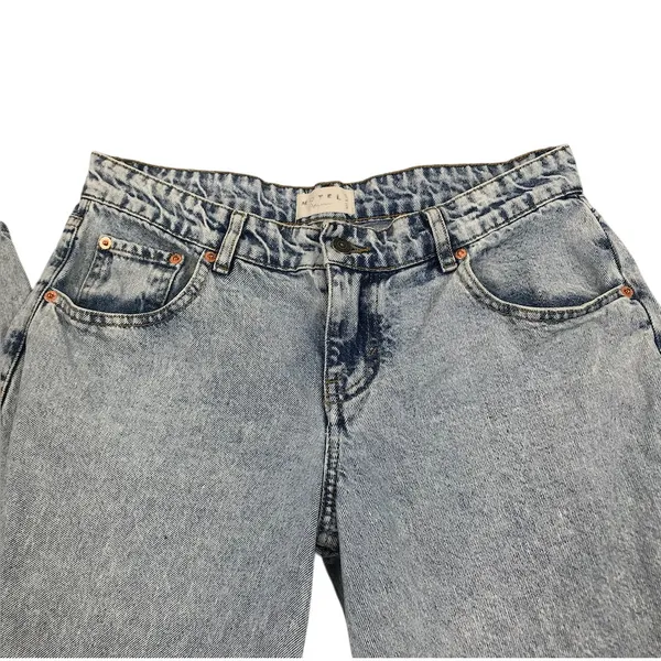 MOTEL Rocks Low-Rise Parallel Straight Jean W 30 Blue Everyday Prepy Stylish Y2K - Image 6