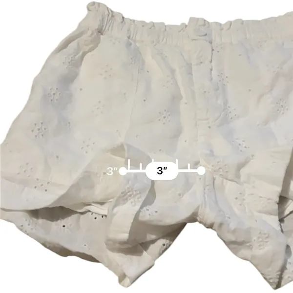 Aerie White Boho Eyelet High Rise Shorts Sz‎ S - Image 10