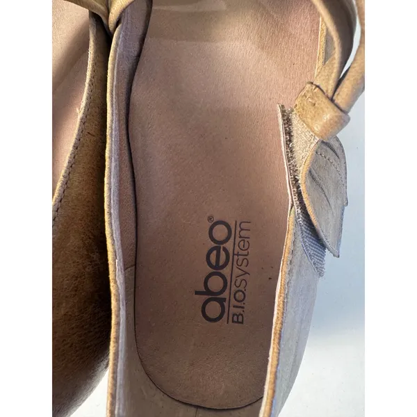 NWOT Abeo Talia Earthy Flats 7.5 Mary Jane‎ Leather Brown Comfort Minimalist - Image 5