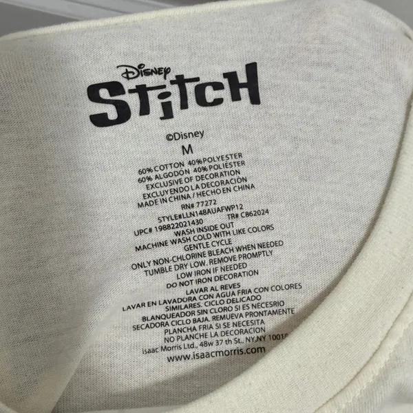 Disney Stitch Feeling Cute Graphic Tee Size M - Image 6