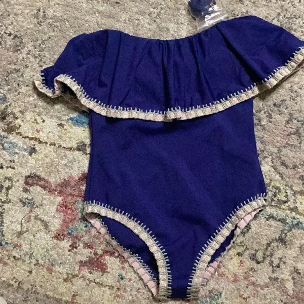 New. Platinum by PilyQ navy swimsuit. Retails $164 - Image 9