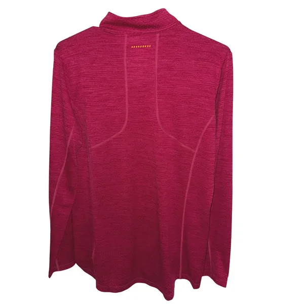 Ariat Rebar Evolution 1/2 Zip Top Womens M Pink Space Dye Long Sleeve Equestrian - Image 4