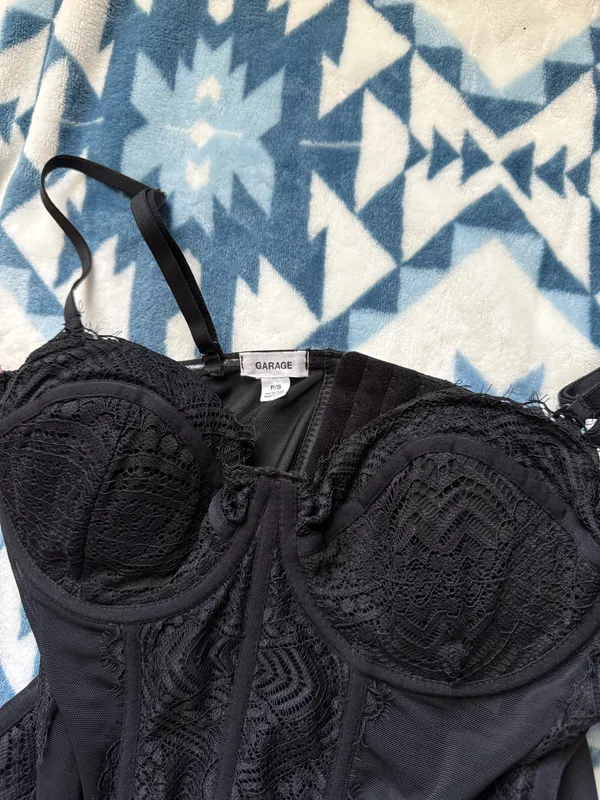 Garage Corset Top Black - Image 3