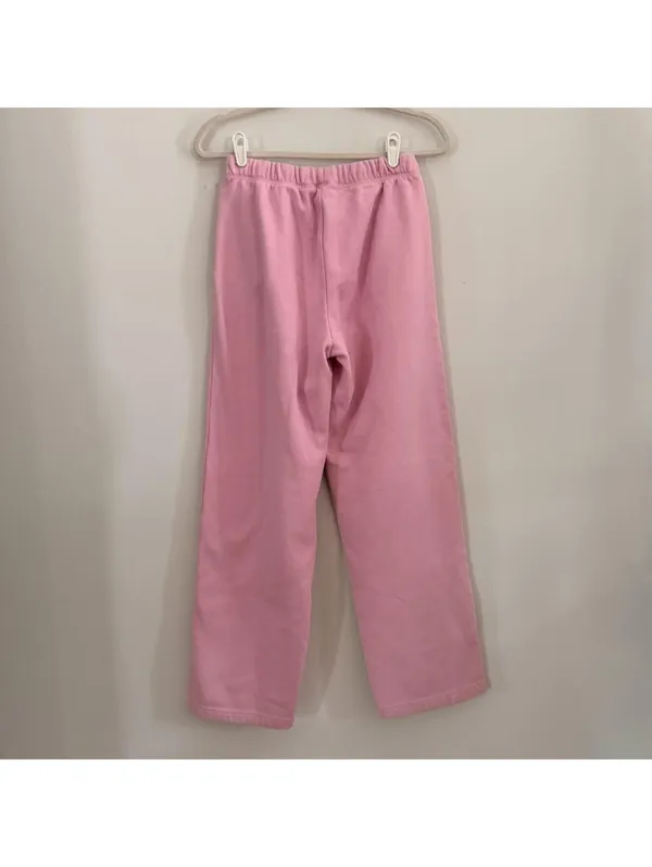 Skims Cotton Blend Fleece Classic Straight Leg Pant - Image 5