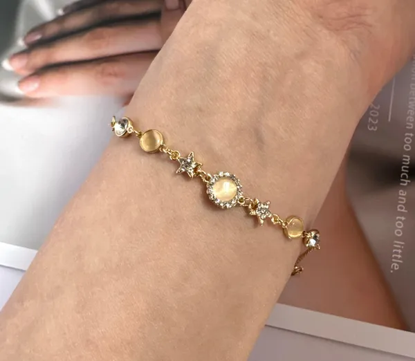 Adjustable CZ Start Bracelet for Women - Image 5