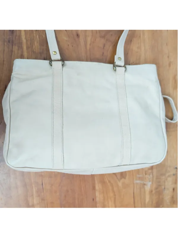 American Vintage Vintage Leather Tote Styled Purse - Image 5
