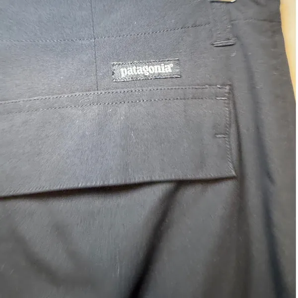 Patagonia Womens Hiking Pants Black Size 14 Straight Leg‎ Outdoor Trail Trousers - Image 10