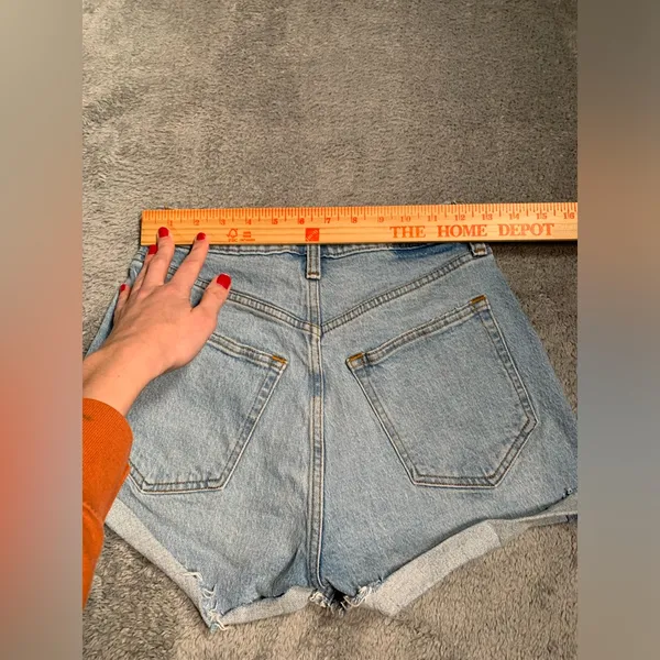 Abercrombie & fitch mom short Denim Shorts 25/0 - Image 8