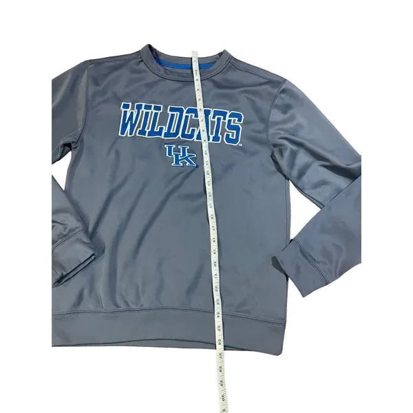Section 101 Majestic Kentucky‎ Wildcats gray sweatshirt pullover sz small UK - Image 4