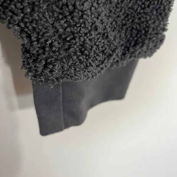 Fabletics XL Gray Dream Polar Fleece Quarter Zip Pullover Cropped Sweatshirt‎ - Image 2